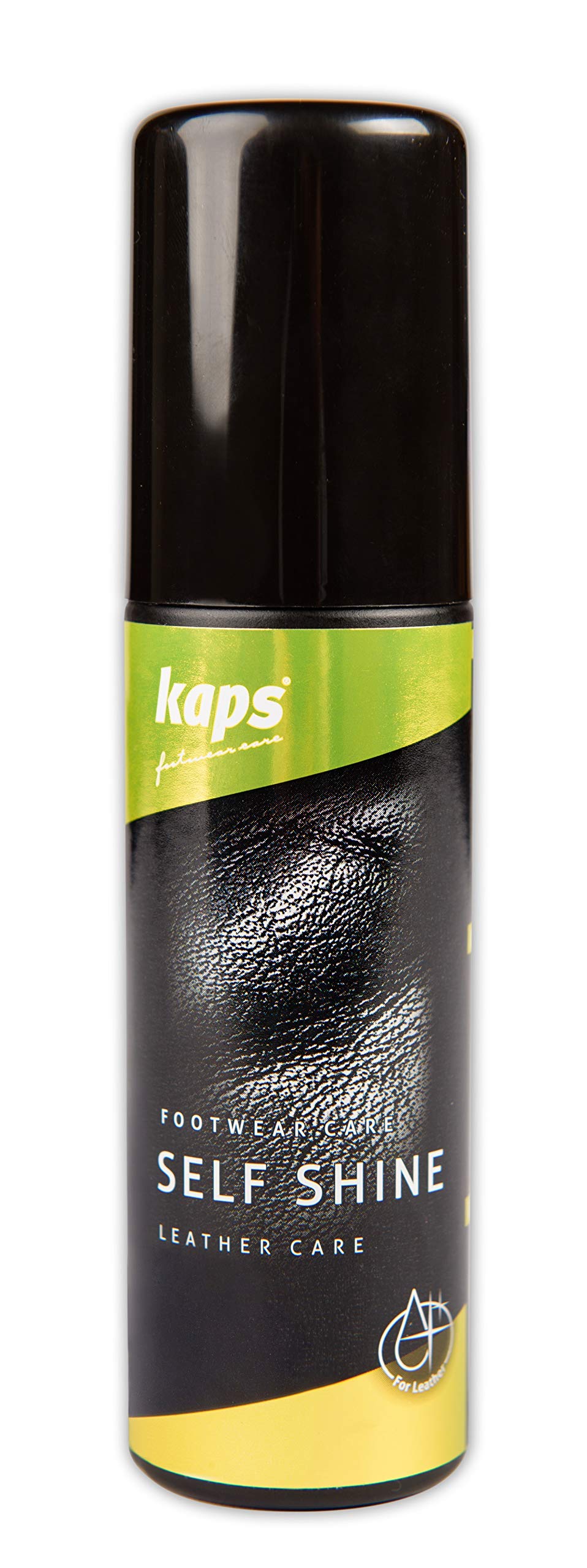 Kaps Shoe Polish Instant Shine Liquid Shoe Boot Paste Based On Natural Beeswax, For Leather, Self-Shine (100 - Transparent/Neutral/Colorless)