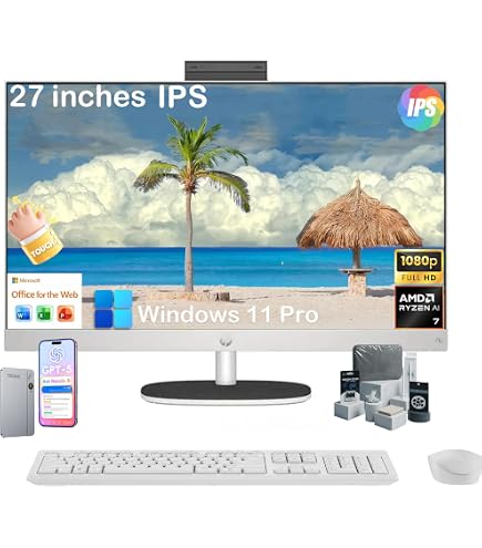 Amazon.com: HP Pavilion 27 All-in-One Desktop 4TB SSD 64GB RAM Win
