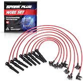 ENA Red Spark Plug Wire Set Compatible with Mercury Lincoln Ford F150 F250 E150 Crown Victoria Expedition Grand Marquis Econoline Club Wagon V8 4.6L Replacement for WR5934 F8PZ12259LA CH8882 700944