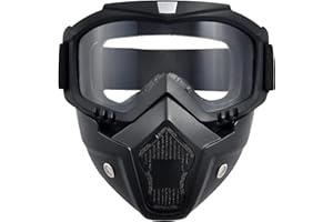 PLOOTA Airsoft Mask Full Face with HD Goggle Skull Skeleton Paintball Mask for Halloween Cosplay Paintball Game Props Party Tactical Mask