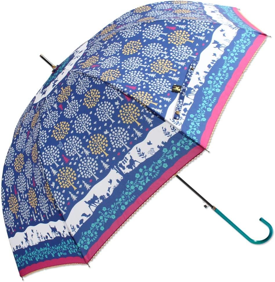 Amazon Co Jp 小川 Ogawa ジャンプ式長傘 60cm ディズニー バンビ 森 雨晴兼用 Uv加工 はっ水 グラスファイバー骨 ホーム キッチン