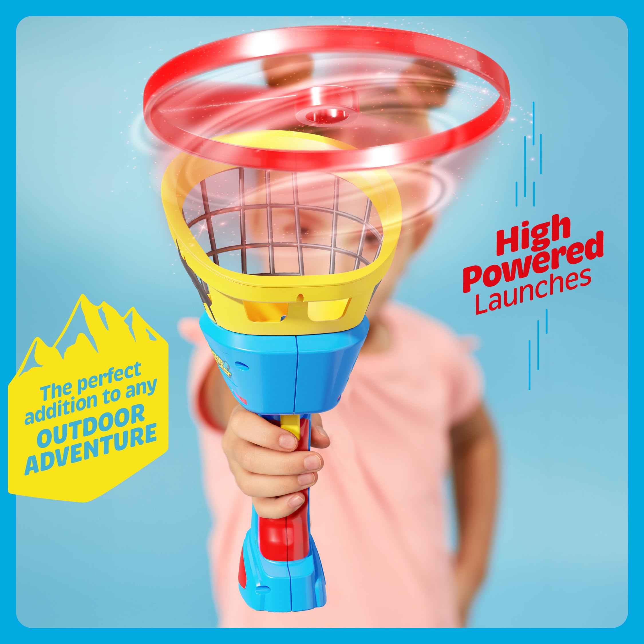 Flying Disc Launcher for Kids - Boys Toys Ages 4-8 Year Old - Birthday Gifts for Boy Age 4, 5, 6, 7, 8, Years - Outdoor Toys Games Gift - Backyard Toy Activities Ideas - 6-8, 5-7