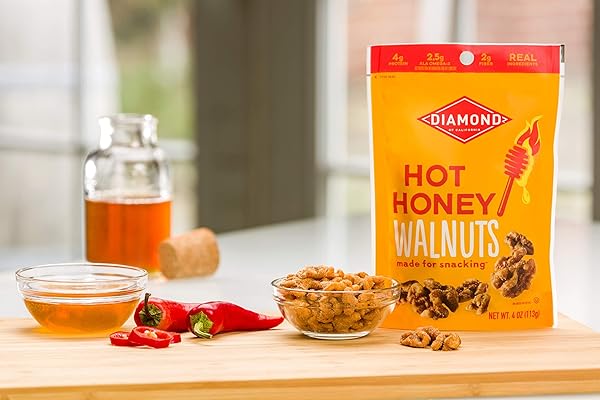 DIAMOND OF CALIFORNIA HOT HONEY WALNUTS 4 OZ