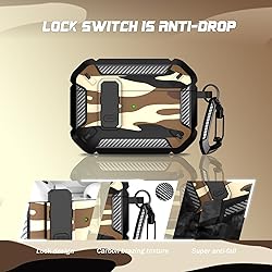 RFUNGUANGO for AirPods Pro Case Cover with Cleaner