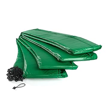 Ampel 24 Trampolin Randabdeckung, passend für Trampolin Ø 366 cm, Federabdeckung reißfest und UV-beständig, Schutzrand grün
