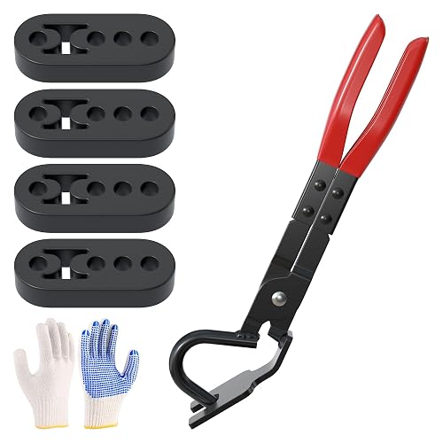 Exhaust Hanger Removal Pliers – Carbon Steel, Offset Handles – Muffler Grommet Tool