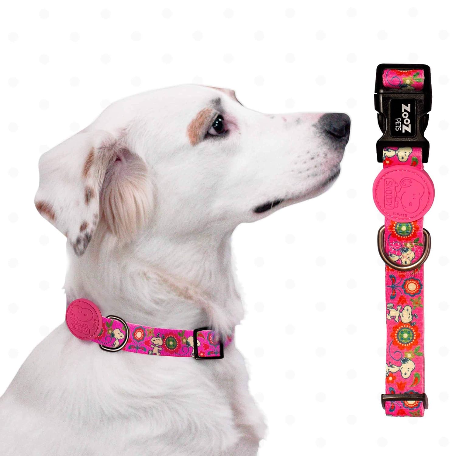 Zoozpets Snoopy Dog Collar Official Peanuts Dog Collars