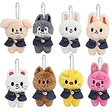RHEETADA 8 PCS Skzoo Keychains Pilots Straykids