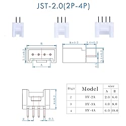 CQRobot JST HY 2.0 mm Pitch 2-Pin/3-Pin/4-Pin