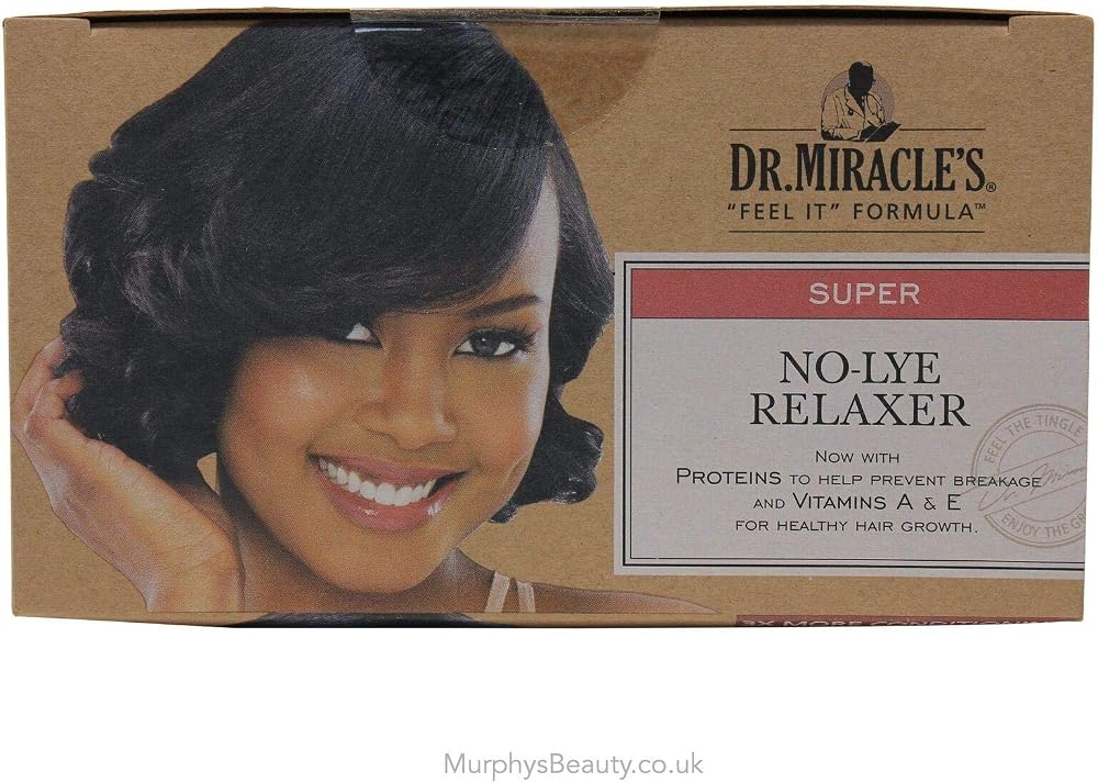 Dr. Miracle's Relaxer No-Lye Super Kit Hair Treatment