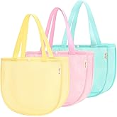 Tagitary Beach Toy Mesh Beach Shell Bags for Kids, Sand Toys Kids Beach Essential Treasure Bag Swimming Pool Bag Beach Gift for Boys and Girls(Only Bags,A Set of 3)