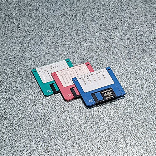 6 pieces each EDL-103N 5 colors Kokuyo floppy disk label (japan import)