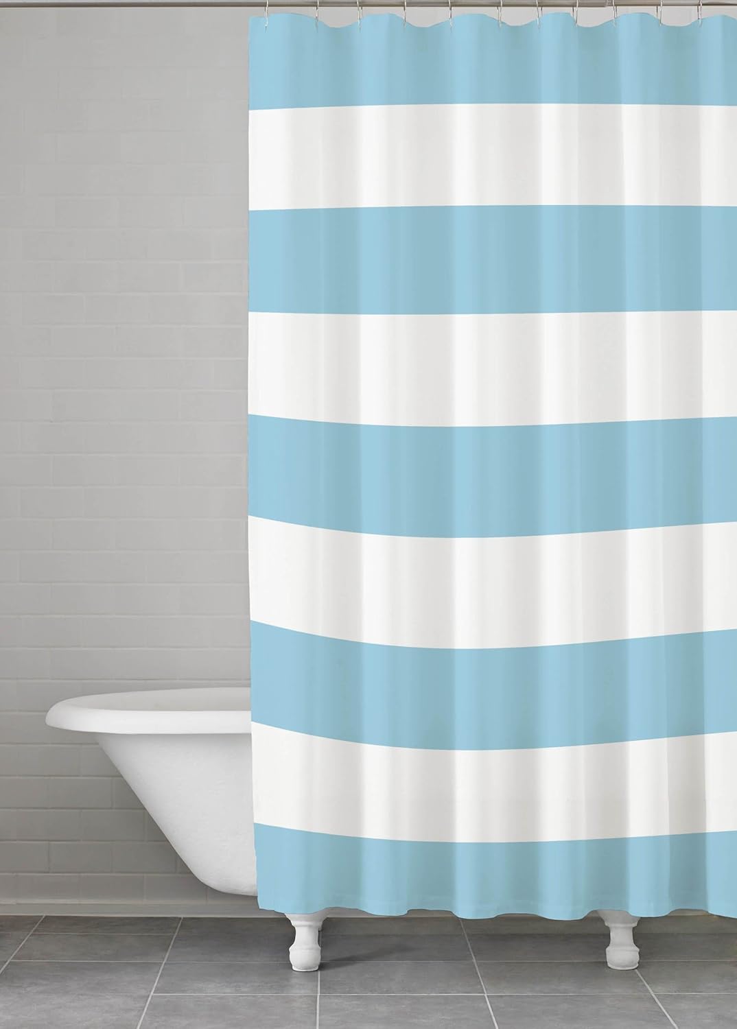 Amazon Com Kassatex Fine Linens Hampton Stripe Shower Curtain 72