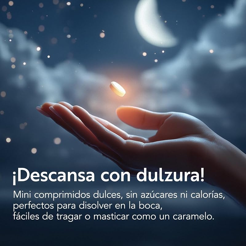 Melatonina Pura 1,9 mg por Dosis PiùLife, 600 Mini Comprimidos