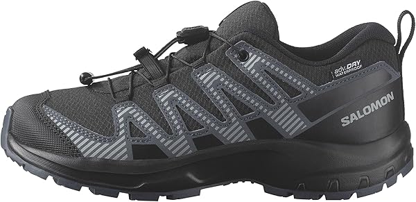 SALOMON XA Pro V8 ClimaSALOMON Waterproof Unisex Multifunktions-Kinderschuhe, Präzise Passform, Grip in jedem Gelände, Sportlicher Look