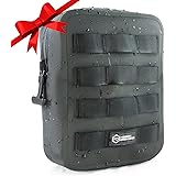 Mission Darkness Dry Shield MOLLE Faraday Pouch (2nd Gen) // Waterproof & Submergible Dry Bag + RF Shielding Liner. Signal Bl