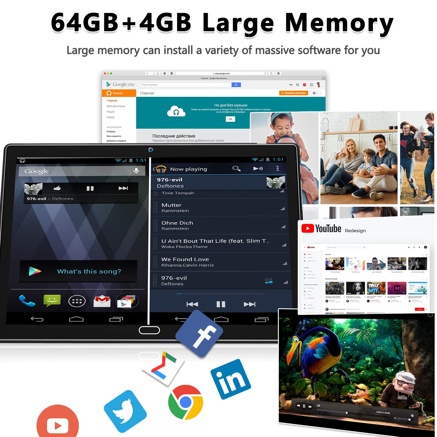 Mua 2025 Latest Android 13 Tablet, 2 in 1 Tablet 10.1 Inch, 4G Cellular ...