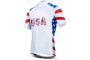 Weimostar Men's Cycling Jersey Short Sleeve Bike Clothing Multicolored Diamond