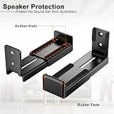 PUTORSEN Soundbar Wall Mount Bracket Dual, Depth 90-154mm, 33lb view 5