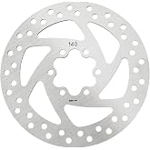 Cunyuer 140mm Disc Brake Rotor, 6 Hole Disk Brakes, Electric Scooter Parts, Brake Disc with 6 Screws for BMX
