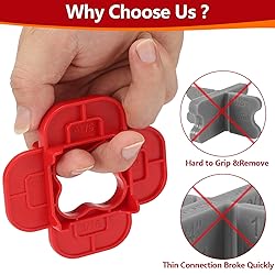 24 Packs 4-in-1 Multi-Size Deck Spacer Tool