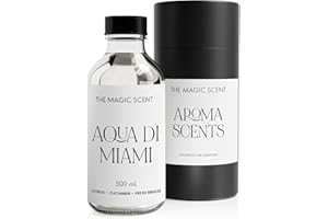 The Magic Scent Aqua di Miami Oils for Diffuser - HVAC, Cold-Air, & Ultrasonic Diffuser Oil Inspired by The Ocean - Essential Oils for Diffusers Aromatherapy (500 ml)