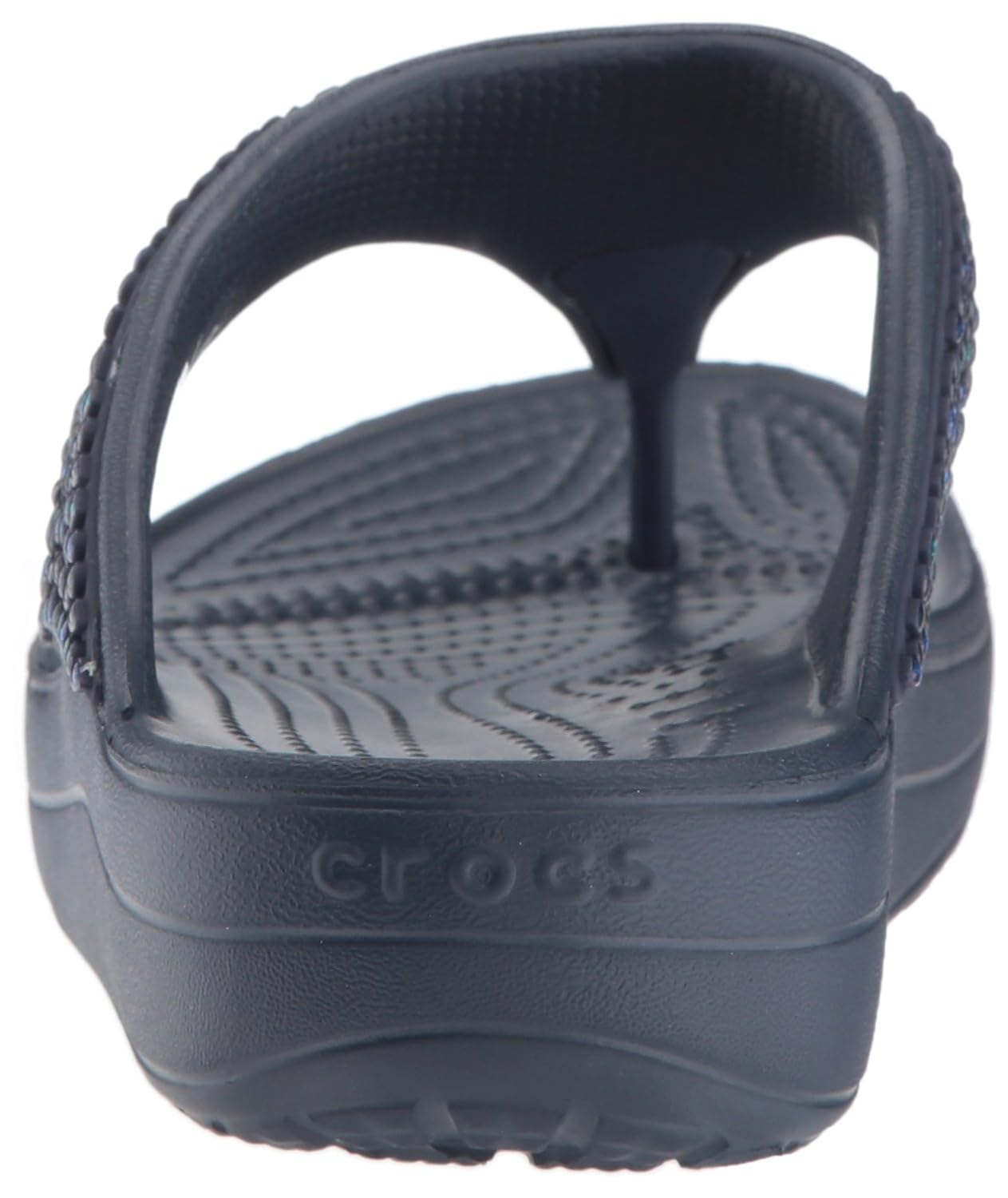 crocs women's sloane embellished flip-flops