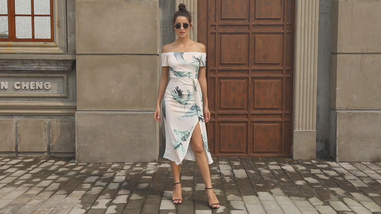 5 Dearlove+Womens+Shoulder+Floral+Sundress