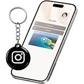 VTAG.ID NFC Digital Business Card Epoxy IG Keychain - Tap to Share Contact