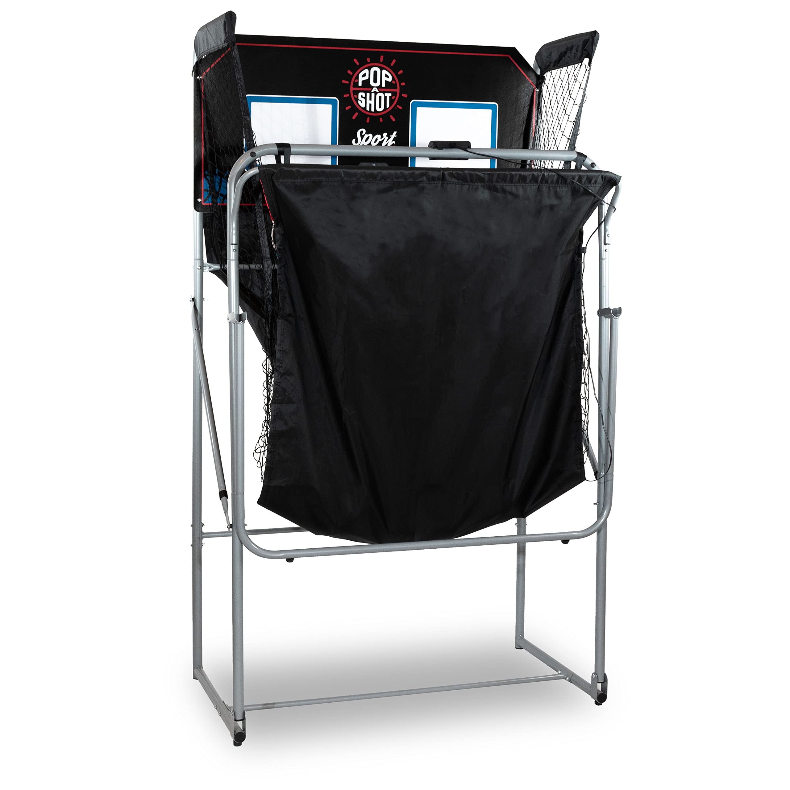 Pop-A-Shot - Dual Shot Sport | Arcade Basketball Game for Home | Paddle Scoring Hoop, 10 Game Modes, 4 Balls | Foldable for Easy Storage | Fun for All Players