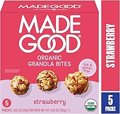 MadeGood Organic Strawberry Granola Bites, 5ct x 0.85oz