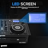 Gemini Sound CDM-4000BT Stand Alone DJ Media Player Mixer Bluetooth Dual Deck view 4