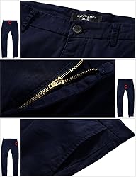 Match Men's Fit Tapered Stretchy Casual Pants