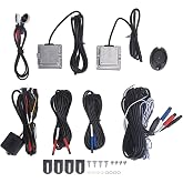 Blind Spot Detection System, BSD Lane Change Assistance, High Accuracy LED Buzzer BSD Monitoring Assistant,24GHZ Sensor, IP67,Horizontal 54&deg; Vertical 28&deg; Detection Angle