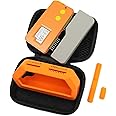 5 in 1 Protective Case Set for Flipper Zero Wi-Fi Dev Board V1 ESP32-S2 - Orange with Black Carrying Case