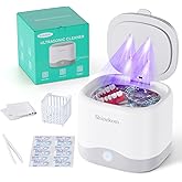 Ultrasonic Retainer Cleaner Machine 45KHz, 230ML Dentures Cleaner Machine with Tablets for Mouth Guards, Aligners, Braces & Jewelry