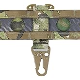 Tactical Molle Glove Clip, T-Mount Metal Carabiner Key Holder for Duty Belt | T bar molle clip, Snap hook, 1 inch webbing, Tactical belt accessories