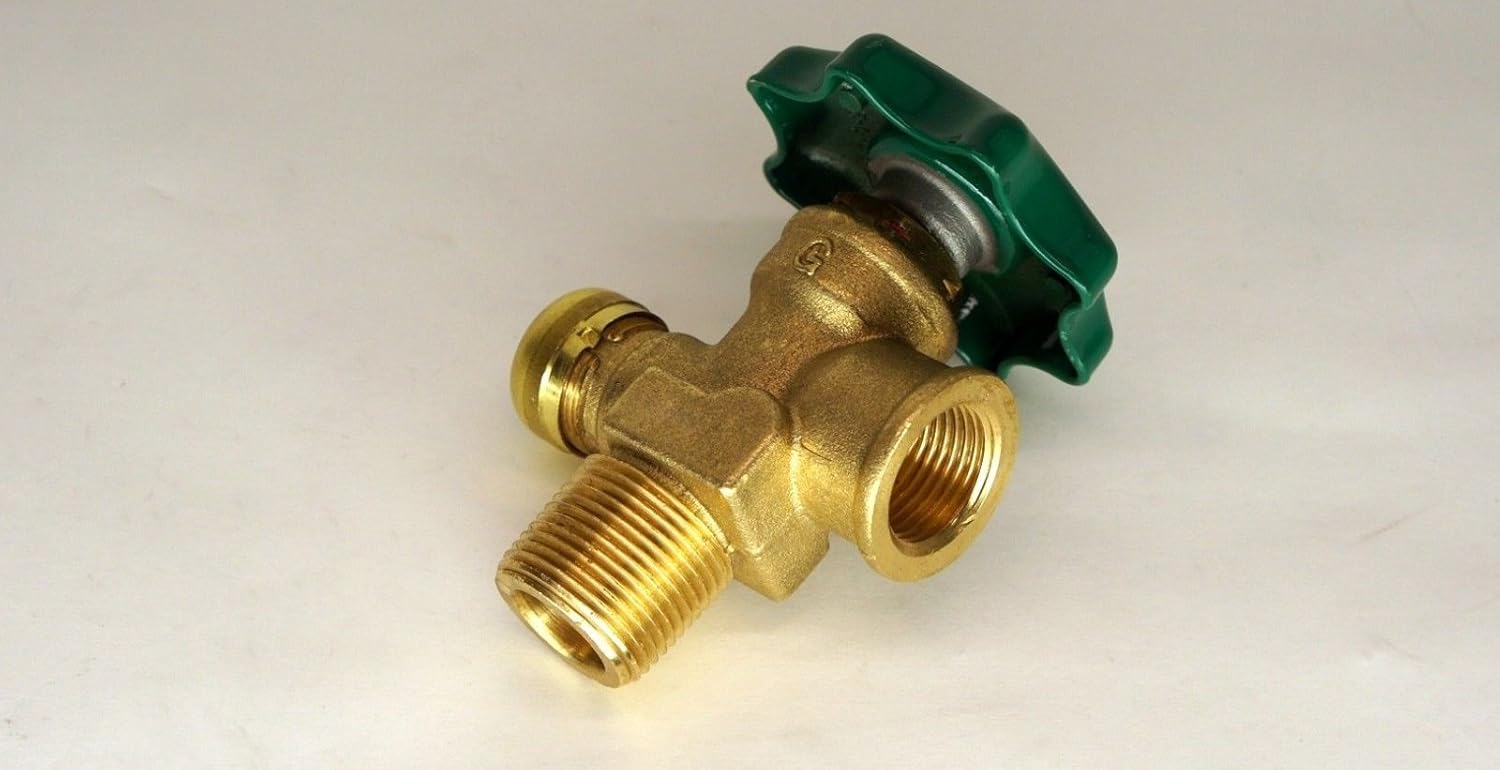 100LB PROPANE VAPOR TANK SERVICE VALVE COUPLER BBQ POL 100