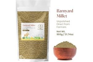 Shiva Organic Barnyard Millet - 900g | Himalayan Jhangora | Unpolished | High Protein, Gluten-Free | Low-Calorie, Low GI | Sourced from Uttarakhand