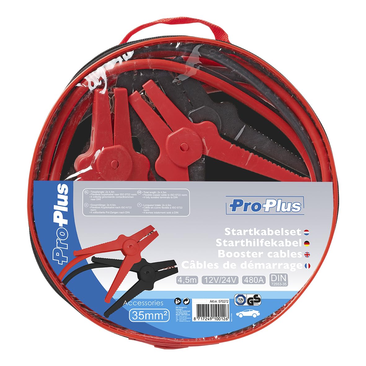 ProPlus 570272 Booster Cables, 35 mm