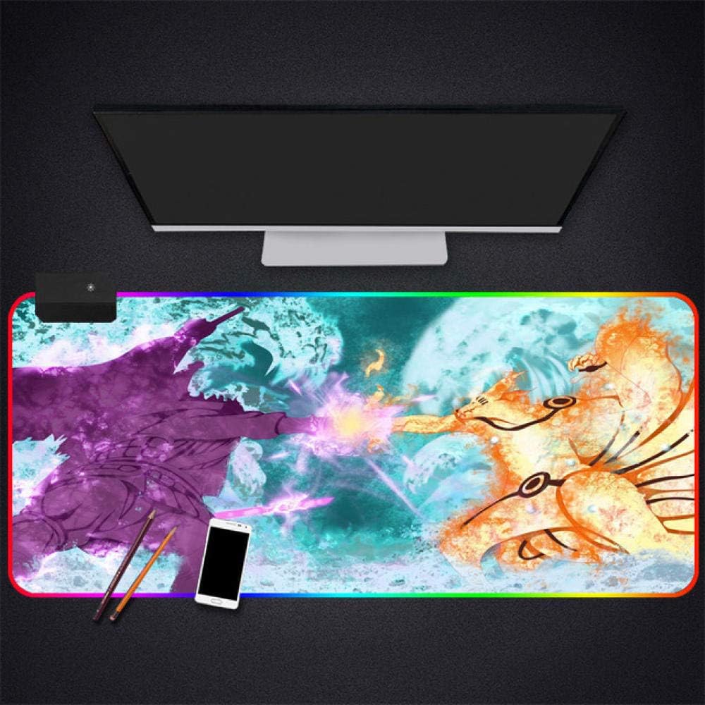 Mouse Pads Anime Naruto Mouse Pad RGB Oversized Glowing Amazon.co.uk