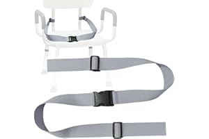 Elderly Shower Chair Seat Anti-Slip Belt, Universal Bath Bench Buckle Strap Nursing Care Supplies for Disabled Patient Bedrid