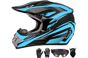 Motocross Helmet,Youth & Adult ATV Dirt Bike Motorcycle Helmet, Kids BMX 4-Wheeler Off-Road Mountain Bike Helmet,DOT Certifie
