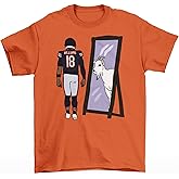 Caleb Williams Mirror Goat Chicago Football T-Shirt