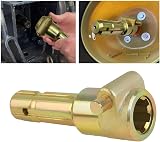 Ejoyous Tractor PTO Extension 1 3/8in 6 Spline Quick Hitch Gear Care Safety view 3