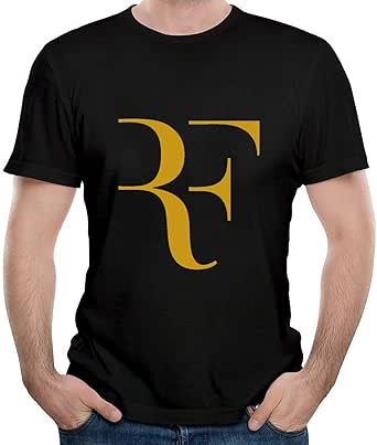 Amazon.com: doohcwBDJ Men's Roger Federer Logo Gold ...