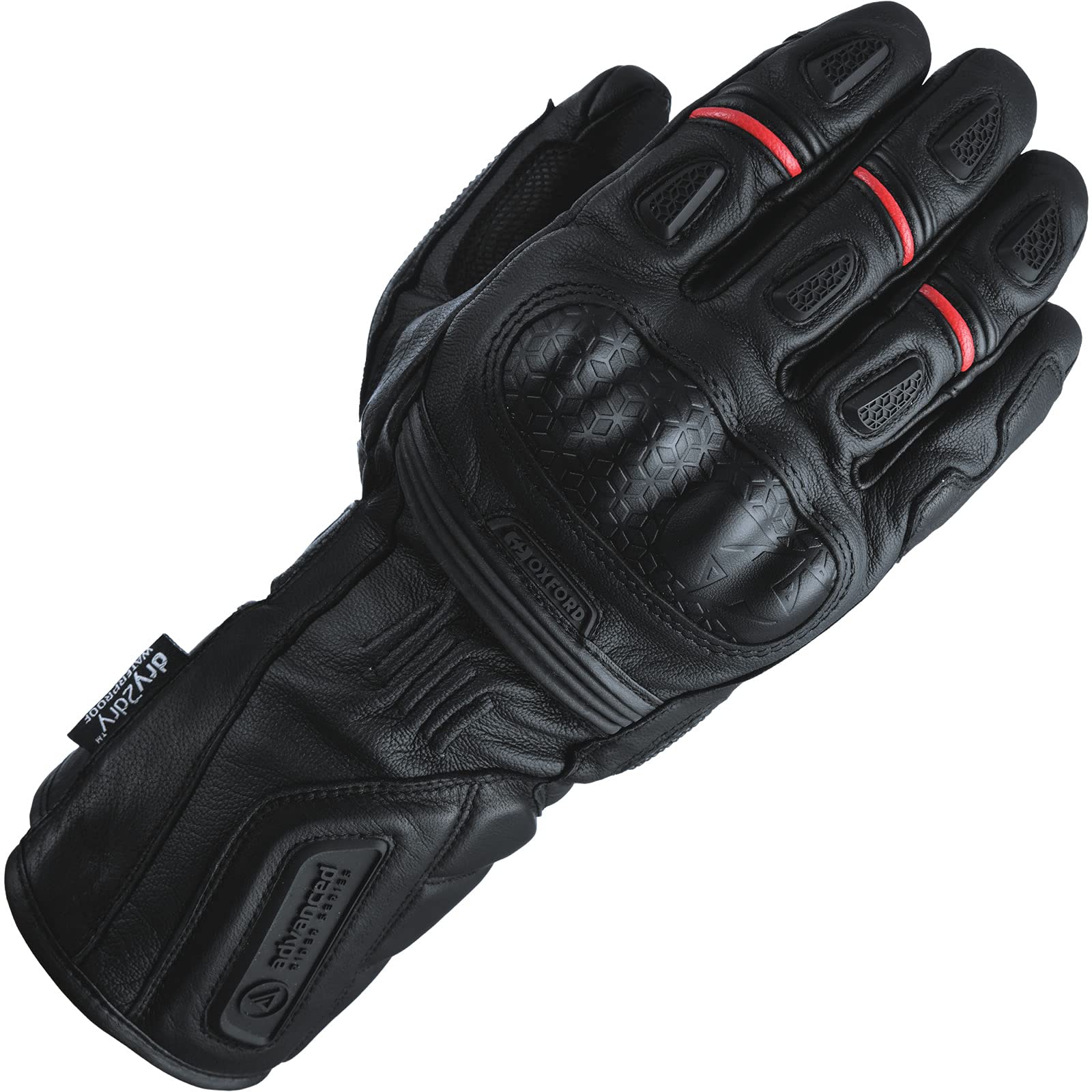 Oxford Mondial Laminated Long Waterproof Glove - Tech Black (Medium)