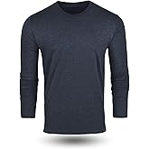 Fresh Clean Threads Mens Long Sleeve T-Shirt - Pre Shrunk Soft Fitted Premium Classic Tee - Men's T Shirts Cotton Poly