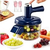 Electric Fruit Peeler &amp; Mixer, 2-In-1 Smart Fruit and Vegetable Peeler，#A | One-Touch Electric Peeler, No Jamming &amp; Residue, Includes Egg Beater, Five-Blade Design, for Peeling and Dessert Making