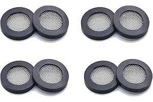 XIANSHENGLE Shower Head Gasket, Shower Head Gasket, Rubber Washer - Creates A Seal to Prevent Leakage - with Stainless Steel Filter, 3/4 inch (8 Pack) for 1/2 Inch Water Faucet Shower Garden Hose Connector